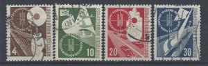 Germany Bund Scott # 698 - 701, used, cpl. set