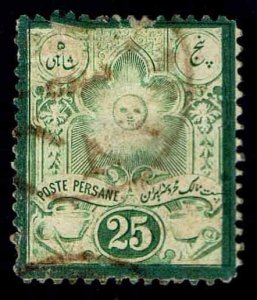 1881 Iran/Persia #49 Sun – Used – VF – CV$25.00 (ESP#1604)