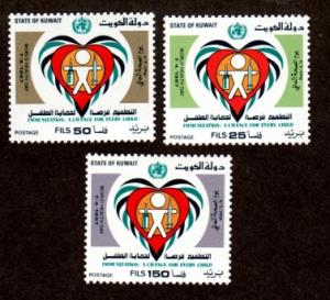Kuwait # 1034-1036 Mint NH!
