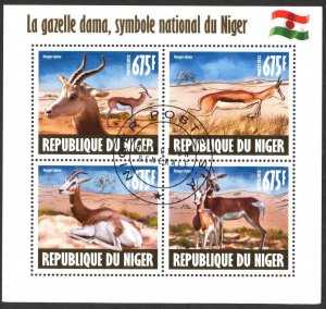 Niger 2013 Gazelle Sheet Used / CTO