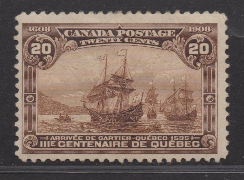 Canada SC# 103, MH, FVF, Gum Adhesions, CV $250.00