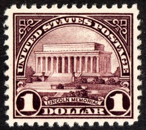US Stamps # 571 MNH XF/S Fresh
