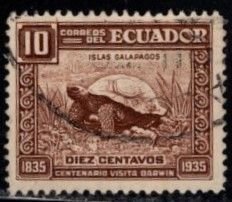 Ecuador - #342 Galapagos Tortise - Used