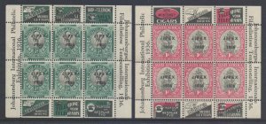 South Africa Scott 72/73 - SG MS69/MS70, 1936 JIPEX Exhibition Set MNH**