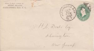 United States New York Alexandria Bay 1898 segmented cork  Postal Stationery ...