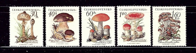 Czechoslovakia 882-86 MH 1958 Mushrooms