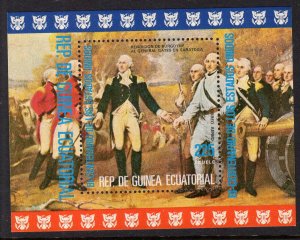 Equatorial Guinea George Washington Souvenir Sheet MNH VF