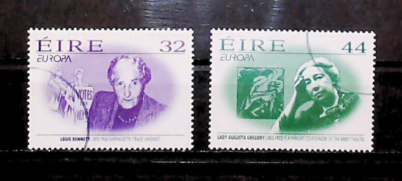 Ireland 1996 Europa Famous Women Bennett Ordinary Gum Used Full Set A22P20F9038