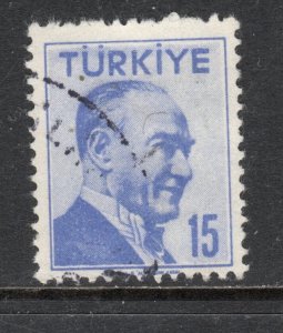 Turkey  Scott#  1233  used   single