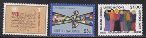 UN - NY # 291-293, People of the World, MNH, 1/2 Cat.