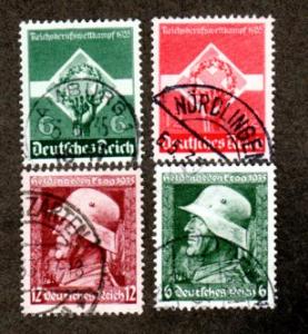 Germany # 452-455 Used!