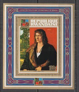 B0977 Rwanda Art Paintings Albrecht Durer Munchen 1973 1Bl Mnh