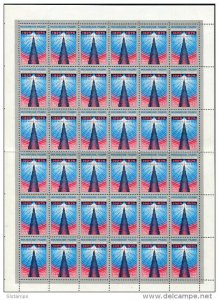 Russia/USSR 1979 Sheet of 36 stamps Sc 4791 MNH Radio Moscow CV $36.00