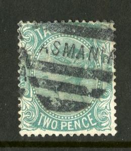 TASMANIA 48 USED SCV $10.00 BIN $4.00 ROYALTY