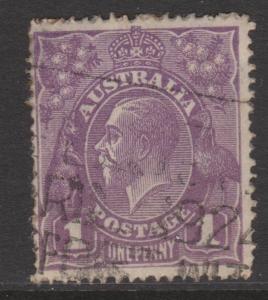 Australia KGV Sc#22 Used