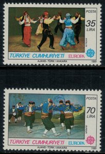 Turkey #2178-9* NH  CV $9.00