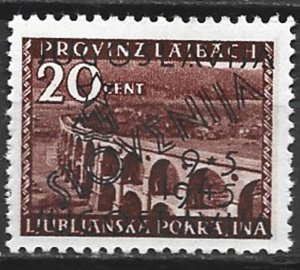 COLLECTION LOT 15085 SLOVENIA LOCAL OVERPRINT MH