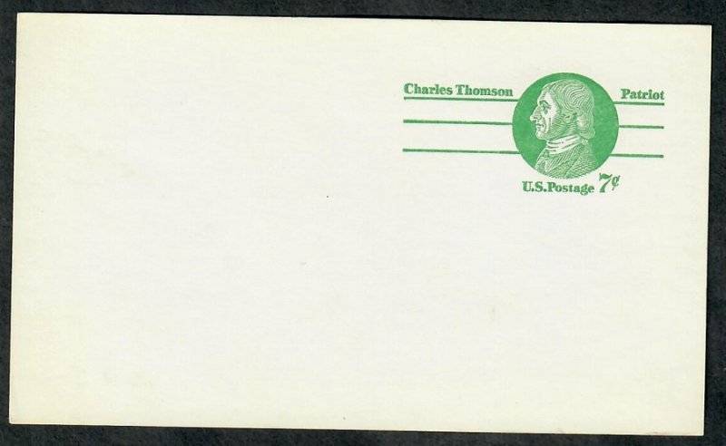 UX68 Charles Thomson MNH postal card