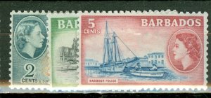 AA: Barbados 235-247 mint CV $72.25; scan shows only a few