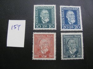Germany 1924-8 MNH  SC 340-343  SET VF/XF 100 EUROS (157)