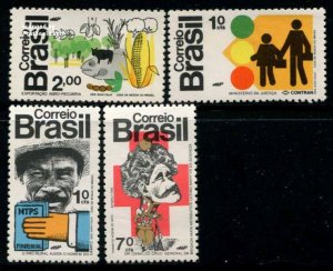 Brazil 1972, Country & people 4v, MNH