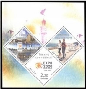 Turkey 2013 MNH Stamps Souvenir Sheet Scott 3336 Sport Jogging Archeology Expo