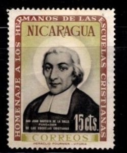 Nicaragua - #808 St. John Baspiste de la Salle- Used