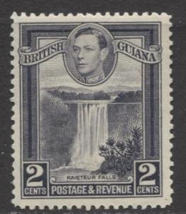 British Guiana - Scott 231 - KGVI- Definitive -1938 - MVLH - Single 2c Stamp