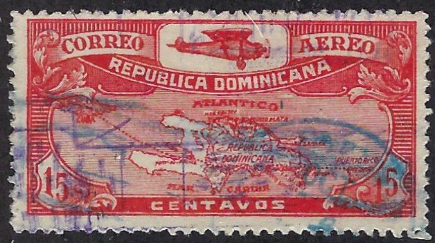 DOMINICAN REPUBLIC C3 USED, $4.00 BIN $1.60 MAP