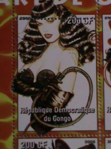 CONGO STAMP:2005 FAMOUS NUDE PAINTING BY OLIVIA MNH-STAMP S/S SHEET