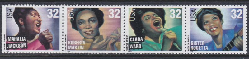 3219a Gospel Singers MNH