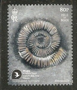 Isle of Man   Scott  2280c  Ammonite      Used