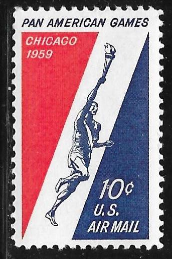 USA C56: 10c Pan-America Games, single, MNH, F-VF