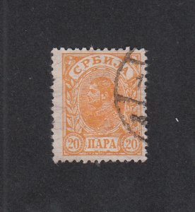 Serbia Scott #43 Used