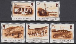 Ascension 608-612 MNH VF