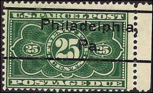 JQ5 Mint,OG,NH... Philadelphia Precancel... SCV $175.00