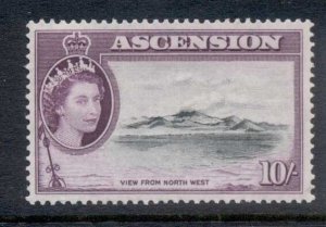 Ascension Is 1956 QEII Pictorials View from Northwest 10/- MUH