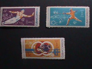 ​ ​CUBA-1964 SC#852//857 SUMMER OLYMPIC GAMES TOKYO'64 MNH-VERY FINE