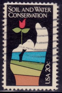 United States,  1984, Soil and Water, 20c, sc#2074, used*