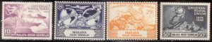 Malaya Negri-Sembilan 1949 SC# 59-62 MLH-OG E28