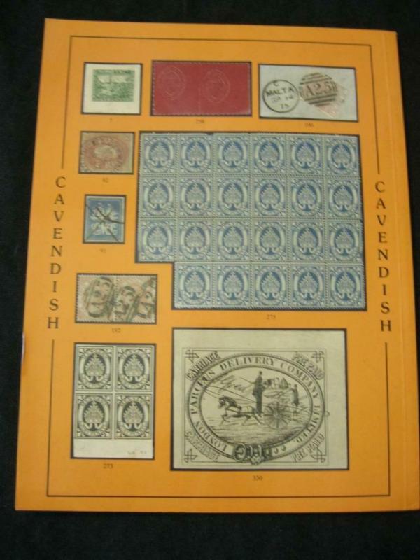 CAVENDISH AUCTION CATALOGUE 2010 WORLDWIDE PRIVATE POST & MALTA 'SMITH' COLLECTN