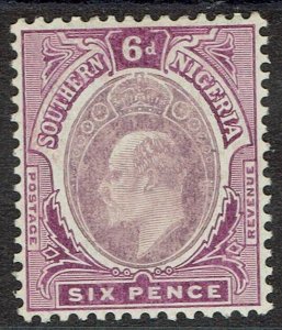 SOUTHERN NIGERIA 1907 KEVII 6D