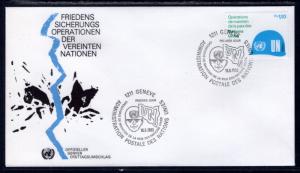 UN Geneva 92 Peace Keeping UN Postal Admin U/A FDC