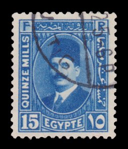 STAMP FROM EGYPT. SCOTT # 139. YEAR 1927. USED. # 1