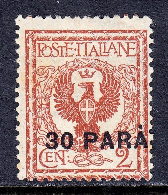 Italy (Turkey) - Scott #44 - MH - Toning specks, pencil/rev. - SCV $2.40