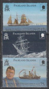 Falkland Islands SC 758-60 Mint, Never Hinged