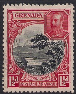 Grenada 1934 - 36 KGV 1 1/2d Badge of Colony Used SG 137 ( M1119 )