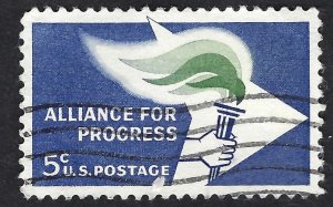 United States #1234 5¢ Alliance for Progress (1963). Used.