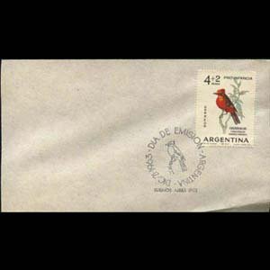 ARGENTINA 1963 - FDC - with B44 Bird