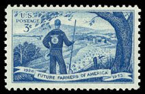 1024 Future Farmers F-VF MNH single